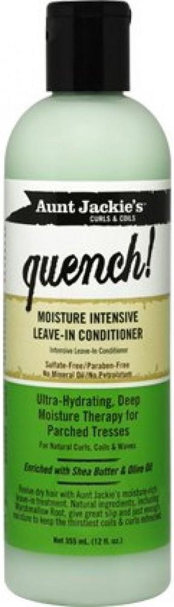 Aunt Jackies Curls & Coils Quench Moisture Intensive Leave in Conditioner - 355 ml
