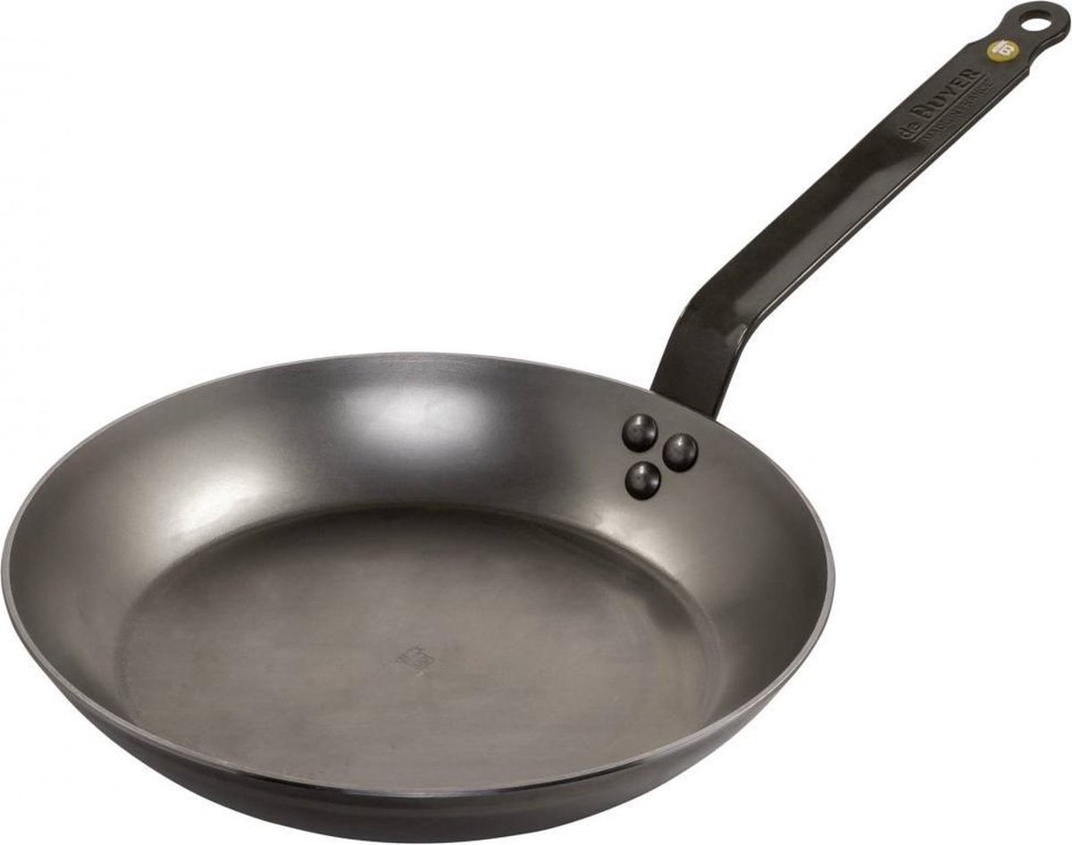 DeBuyer Mineral B Element Koekenpan - Zilver - Rond - Ø 28 cm DeBuyer Mineral B Element Koekenpan - Zilver - Rond - Ø 28 cm