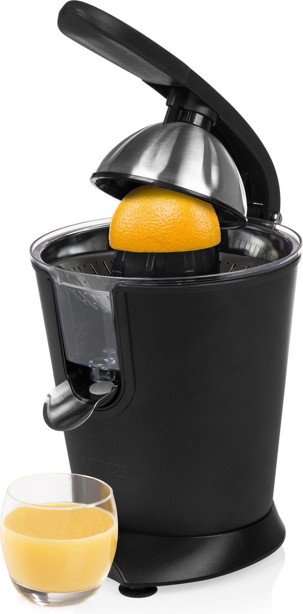 Princess 201853 Black Steel Collectie Citruspers RVS/Zwart