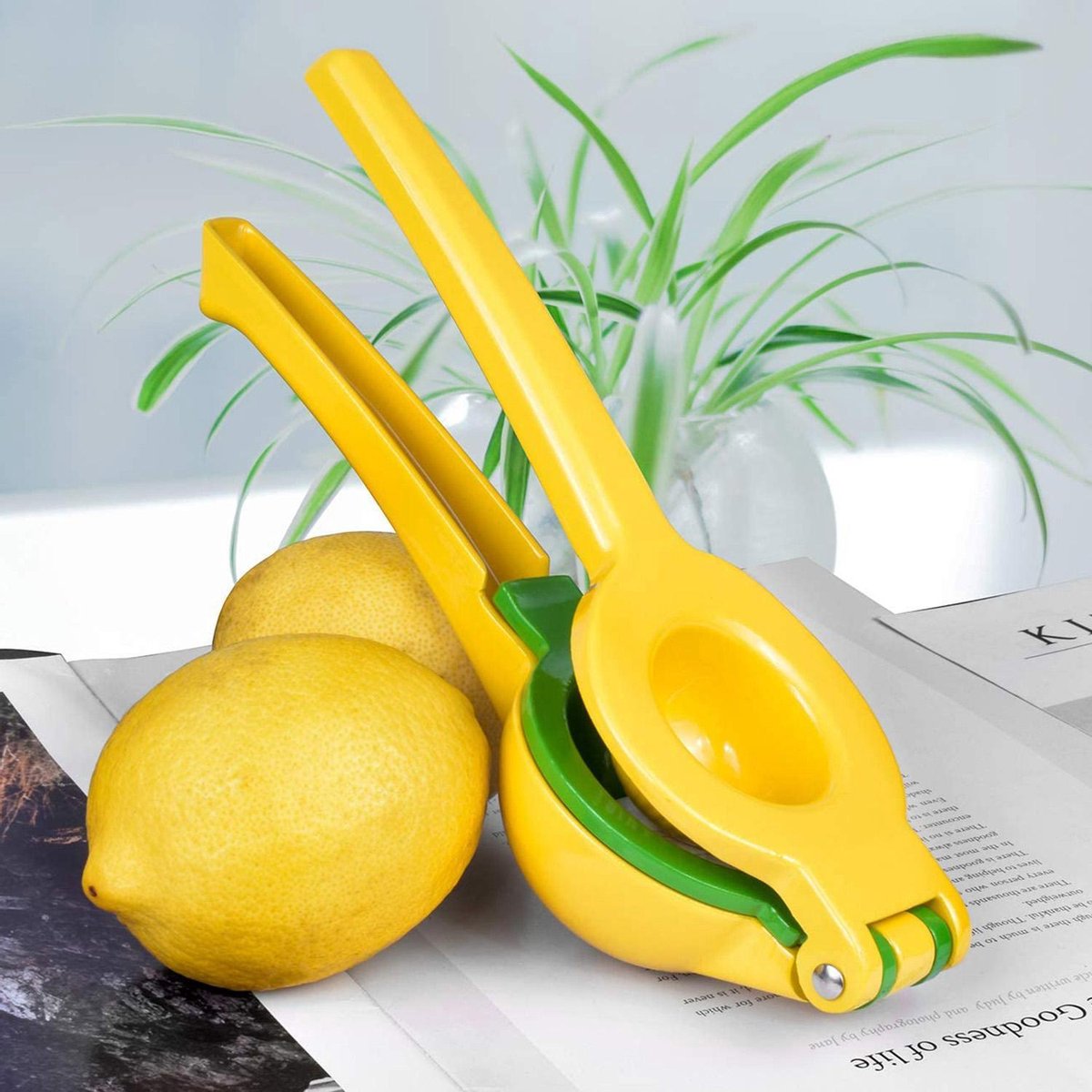 SWILIX ® Citruspers - Citroenpers - Limoenpers - Sinaasappel juicer - Handmatige Fruitpers - Metaal