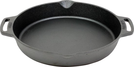 Valhal Outdoor Skillet / Koekenpan met 2 handvatten - VH30H - gietijzer, diameter 30cm