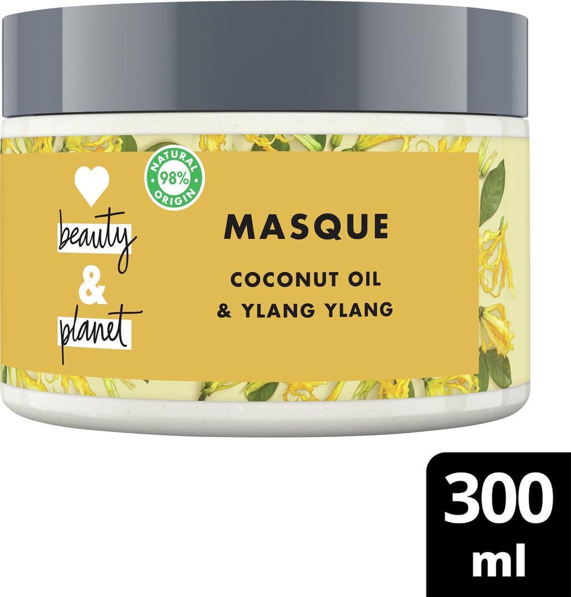 Love Beauty and Planet Haarmasker Coconut Oil & Ylang Ylang - 300 ml Love Beauty and Planet Haarmasker Coconut Oil & Ylang Ylang - 300 ml