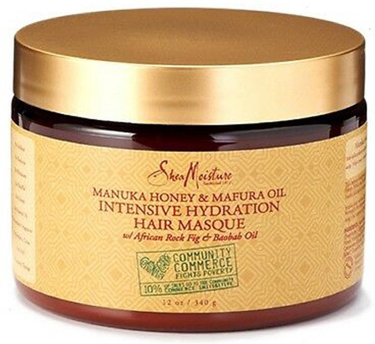 Shea Moisture Manuka Honey & Mafura Oil Intensive Hydration Masque 340 gr Shea Moisture Manuka Honey & Mafura Oil Intensive Hydration Masque 340 gr