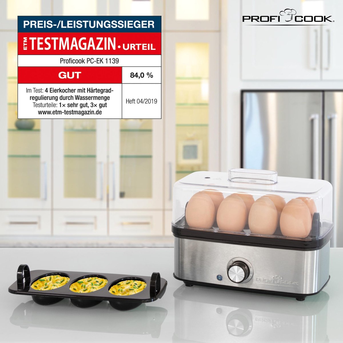 ProfiCook EK1139 - Eierkoker ProfiCook EK1139 - Eierkoker