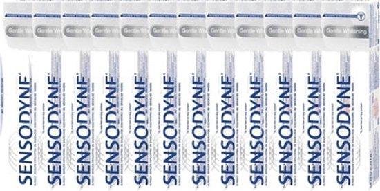 Sensodyne Tandpasta Gentle Whitening 12 x 75ml Voordeelverpakking