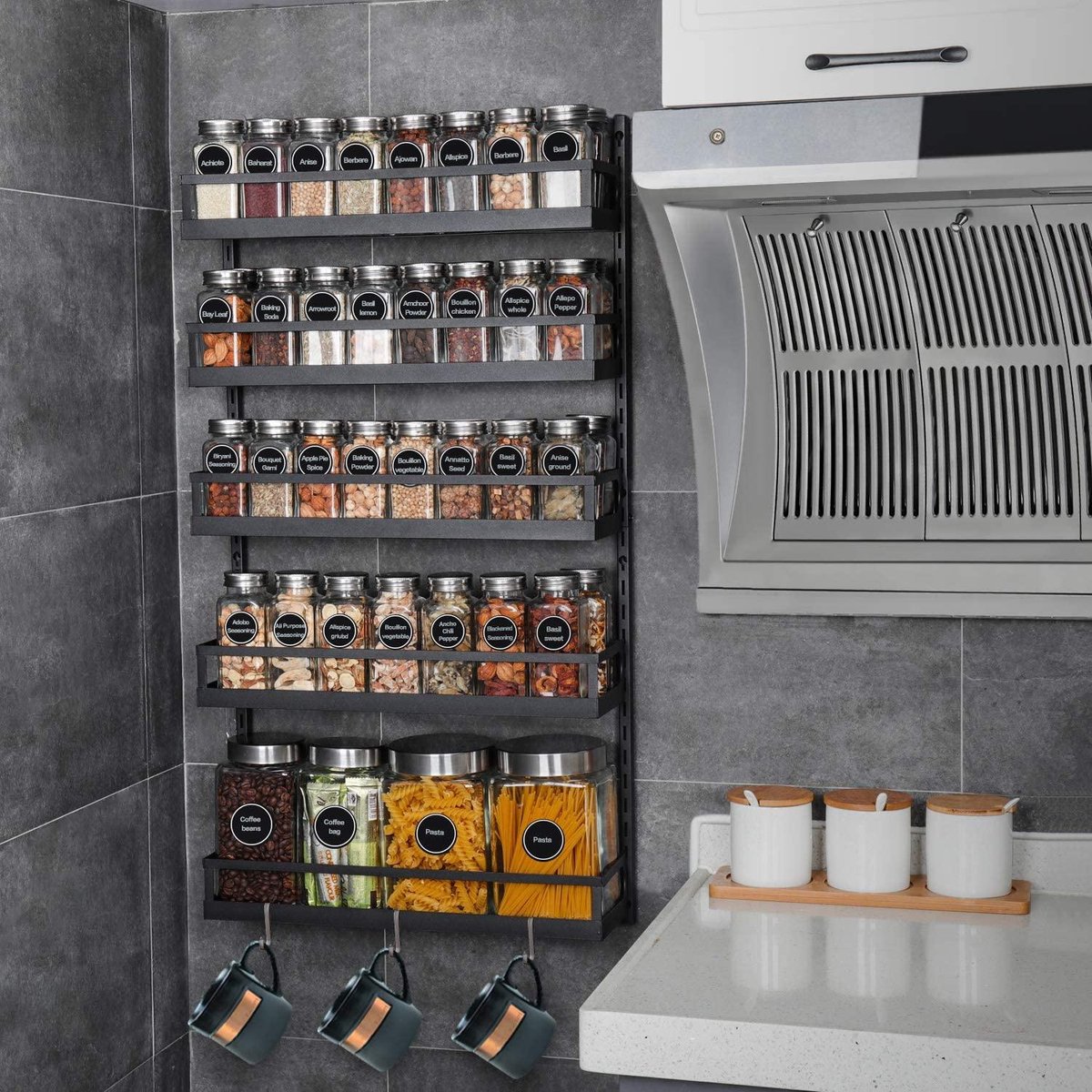 Spice Rack Wandmontage