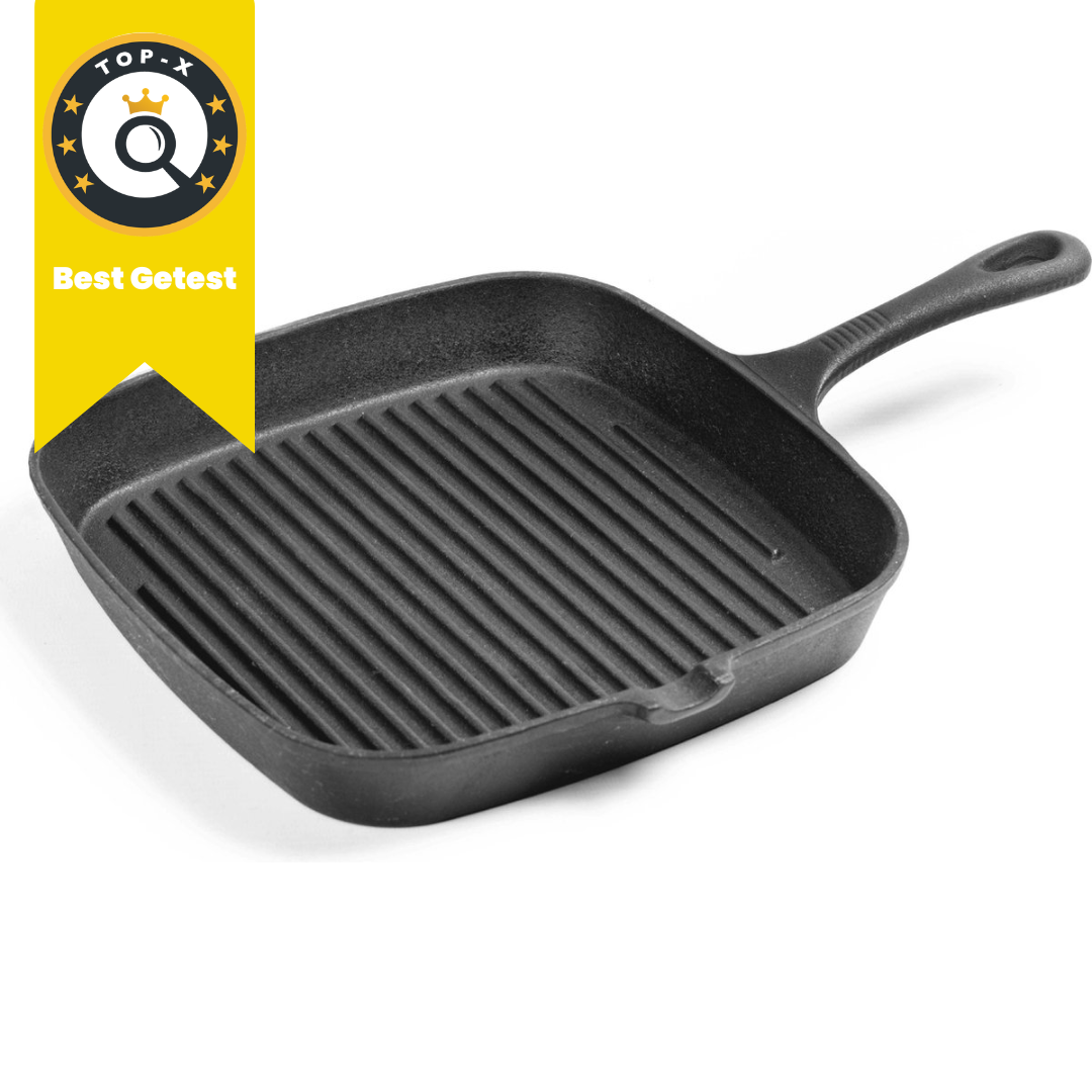 Daumonet Auguste Noir gietijzeren grillpan