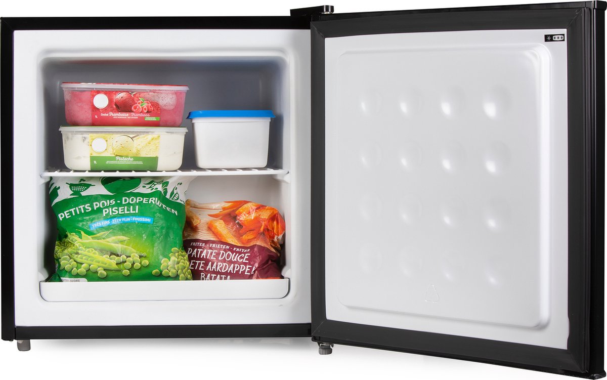 PRIMO PR141DV Mini Vriezer - Kleine Diepvries - Vrijstaand - 31L - E - Zwart