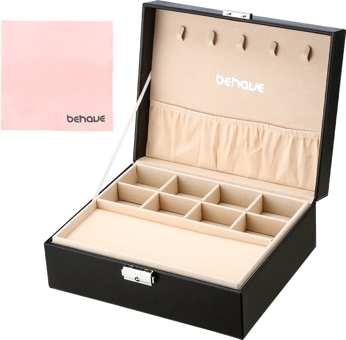 Behave Luxe Sieradendoos - Zwart review