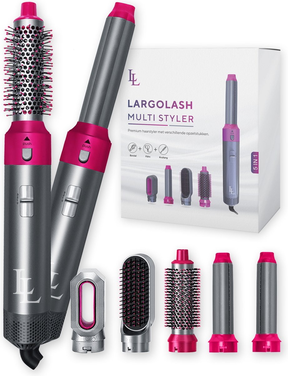 Largolash 5-in-1 Fohnborstel - Krultang