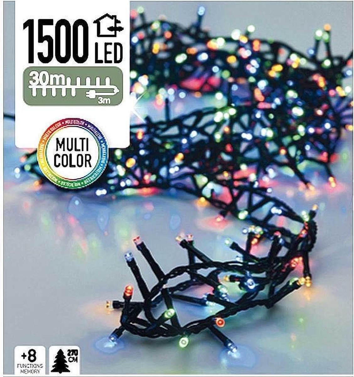 Nampook gekleurde kerstlampjes Microcluster Nampook gekleurde kerstlampjes Microcluster