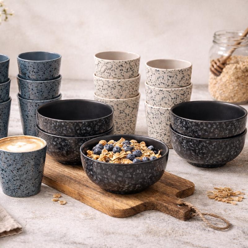 Action Beker- en Kommenset Speckle review