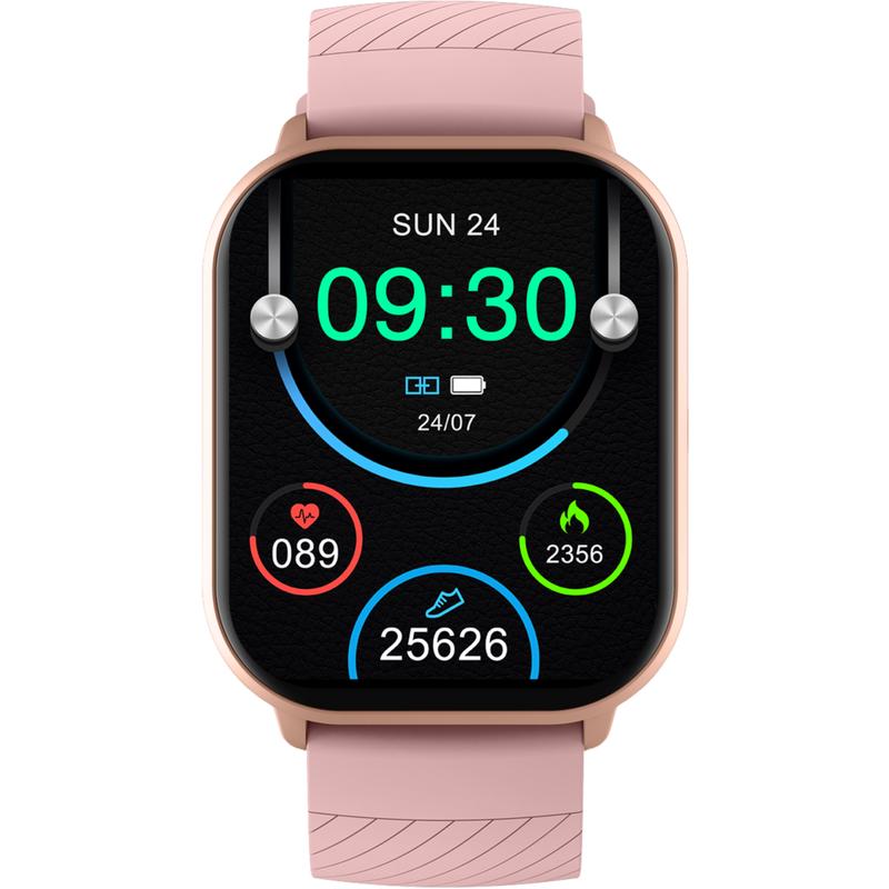 Action Denver Smartwatch Roze in gebruik